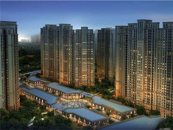 安阳建业壹号城邦施工现场