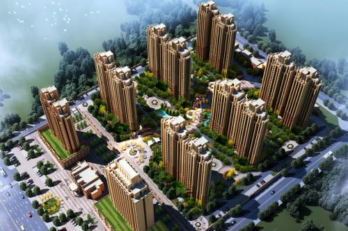 轻质抹灰石膏合作客户：安阳建业壹号城邦